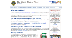 Desktop Screenshot of fleetlions.org.uk